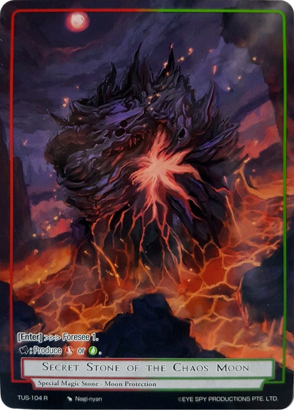 Image for Secret Stone of the Chaos Moon (Reprint) (Clash of the Star Trees) (TUS-104 R) - Force of Will