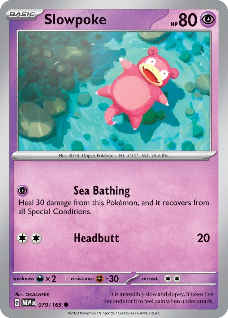 Image for Slowpoke (SV: Scarlet & Violet 151) (079/165) - Pokemon