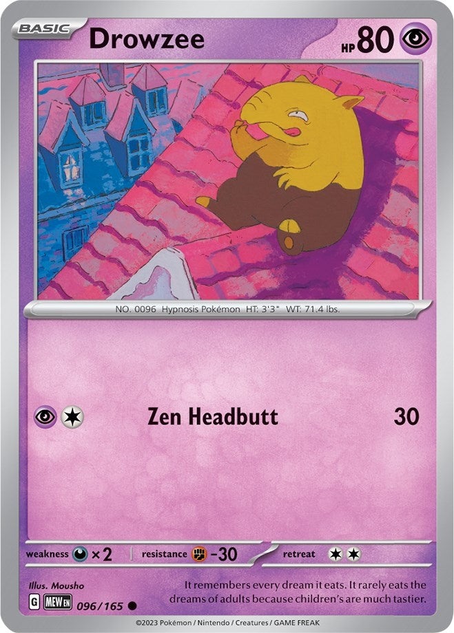 Image for Drowzee (SV: Scarlet & Violet 151) (096/165) - Pokemon