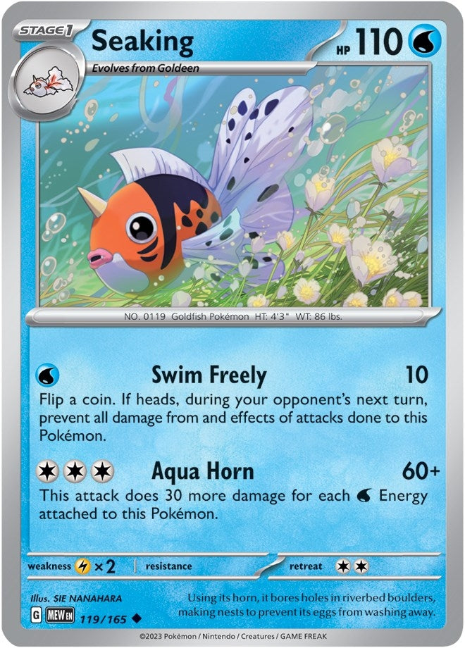 Image for Seaking (SV: Scarlet & Violet 151) (119/165) - Pokemon