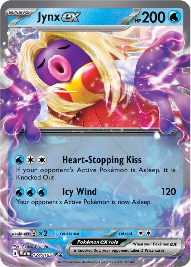 Image for Jynx ex (SV: Scarlet & Violet 151) (124/165) - Pokemon