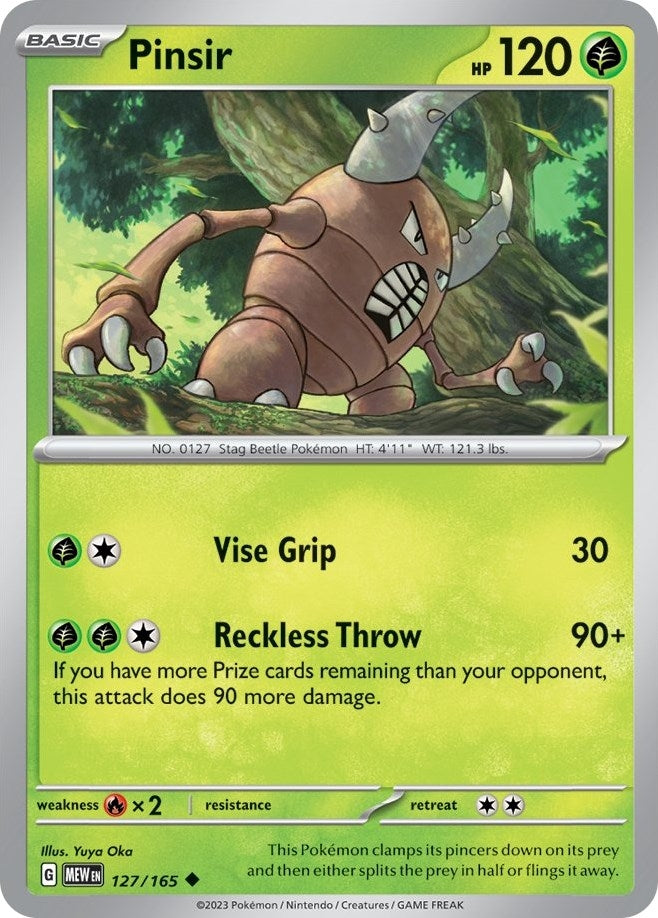 Image for Pinsir (SV: Scarlet & Violet 151) (127/165) - Pokemon