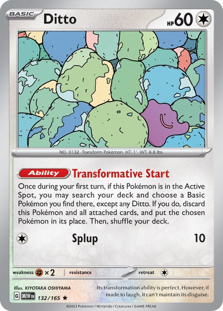 Image for Ditto (SV: Scarlet & Violet 151) (132/165) - Pokemon