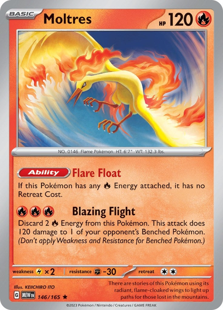 Image for Moltres (SV: Scarlet & Violet 151) (146/165) - Pokemon