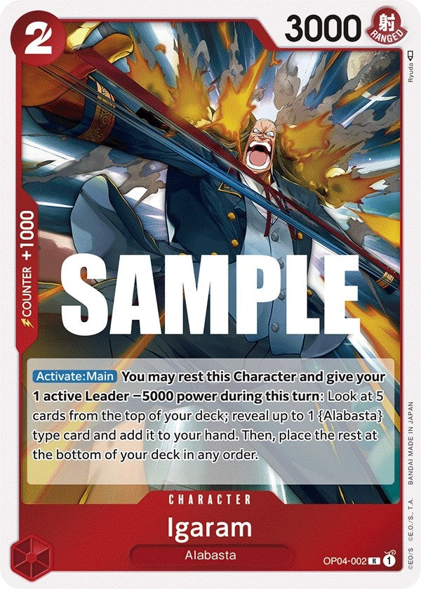 Image for Igaram (Kingdoms of Intrigue) (OP04-002) - One Piece Card Game
