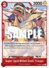 Image for Super Spot-Billed Duck Troops (Kingdoms of Intrigue) (OP04-009) - One Piece Card Game