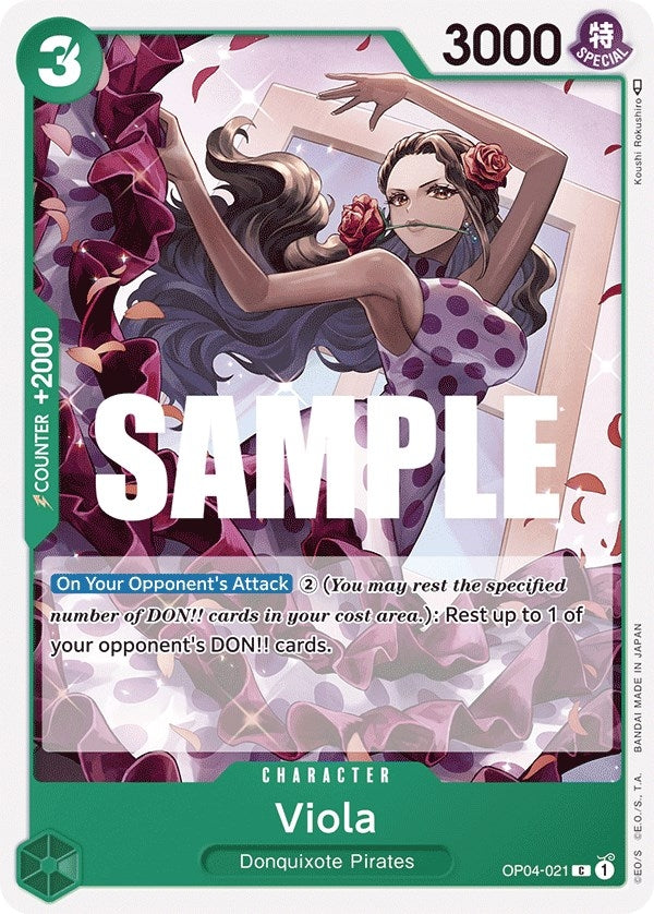Image for Viola (Kingdoms of Intrigue) (OP04-021) - One Piece Card Game