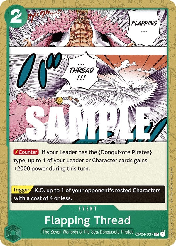 Image for Flapping Thread (Kingdoms of Intrigue) (OP04-037) - One Piece Card Game