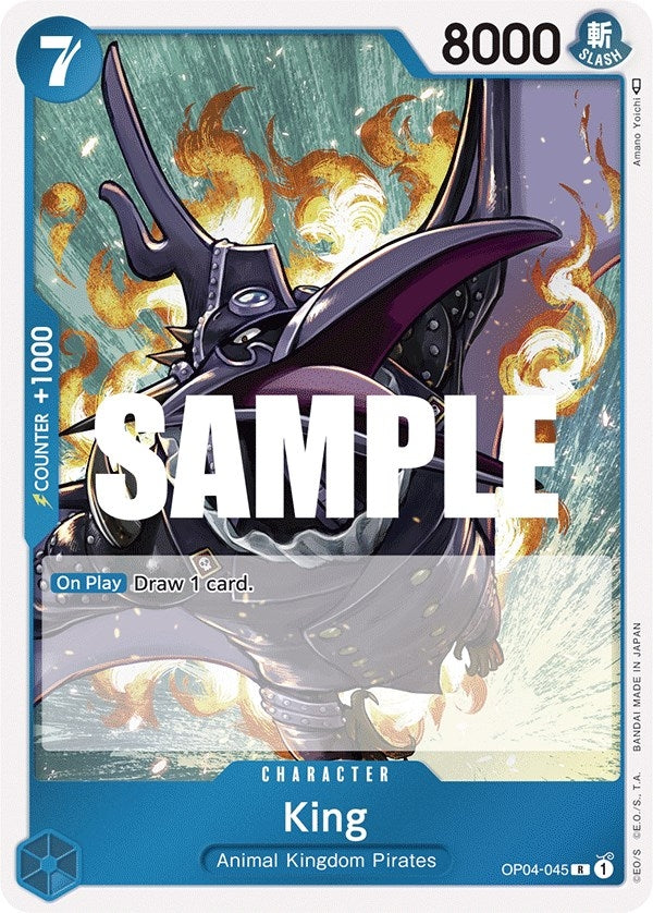 Image for King (Kingdoms of Intrigue) (OP04-045) - One Piece Card Game