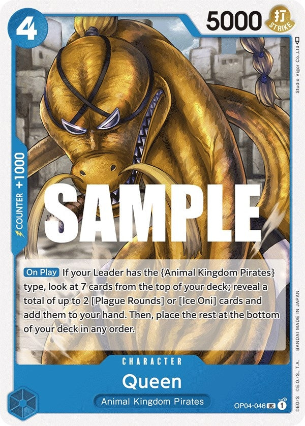 Image for Queen (046) (Kingdoms of Intrigue) (OP04-046) - One Piece Card Game