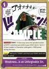 Image for Weakness...Is an Unforgivable Sin. (Kingdoms of Intrigue) (OP04-076) - One Piece Card Game