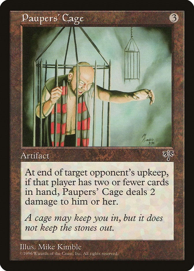Image for Paupers' Cage (Mirage) - Magic: The Gathering