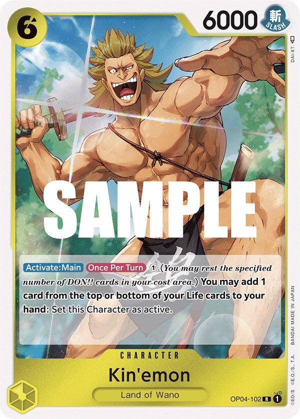 Image for Kin'emon (Kingdoms of Intrigue) (OP04-102) - One Piece Card Game