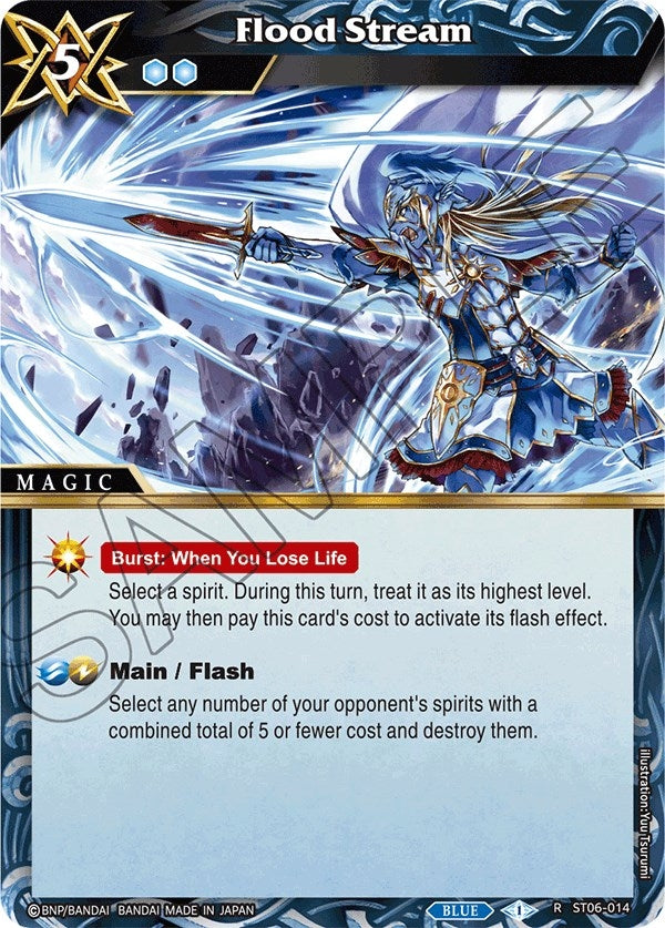 Image for Flood Stream (Starter Deck 06: Bodies of Steel) (ST06-014) - Battle Spirits Saga