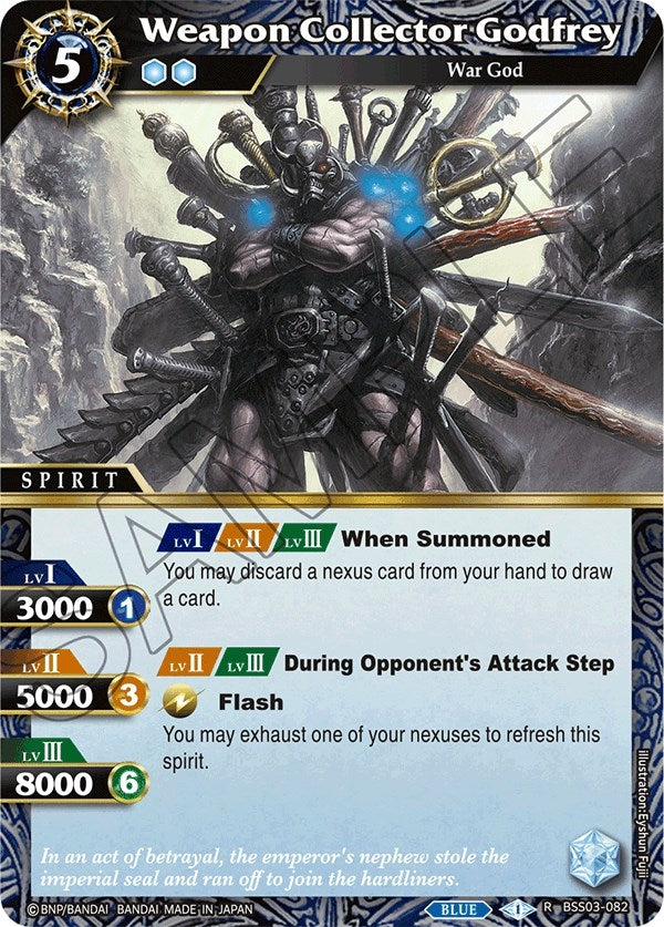 Image for Weapon Collector Godfrey (Aquatic Invaders) (BSS03-082) - Battle Spirits Saga