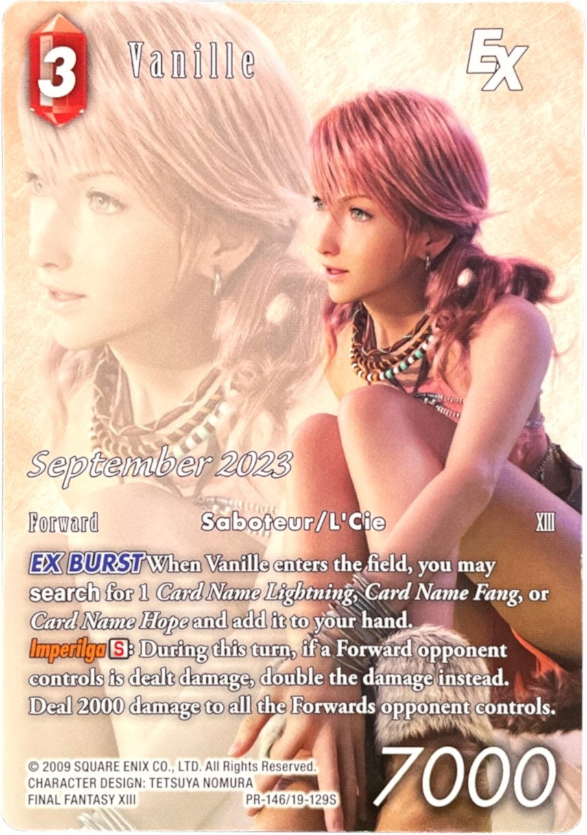Image for Vanille EX (FF: Promo Cards) (PR-146/19-129S) - Final Fantasy TCG