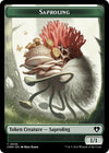 Image for Saproling // Stoneforged Blade Double-Sided Token (Commander Masters) (35 // 46) - Magic: The Gathering