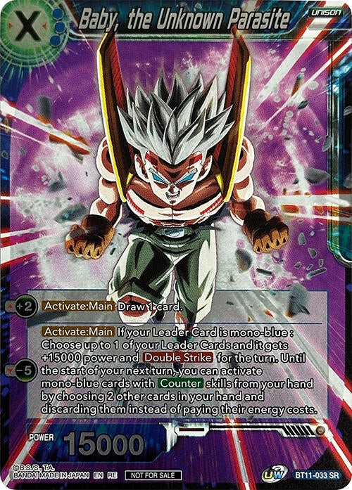 Image for Baby, the Unknown Parasite (Championship Selection Pack 2023 Vol.3) (Tournament Promotion Cards) (BT11-033) - Dragon Ball Super: Masters