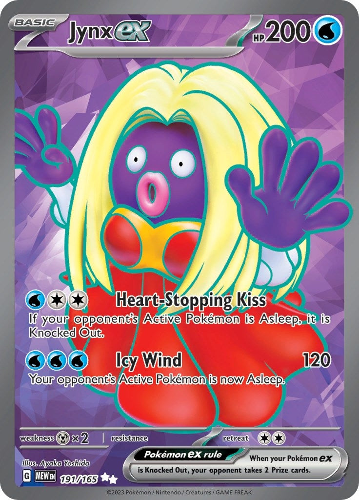 Image for Jynx ex (SV: Scarlet & Violet 151) (191/165) - Pokemon