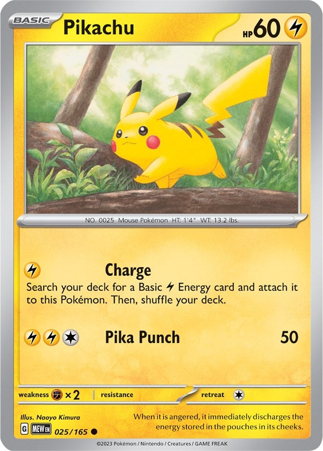 Image for Pikachu (SV: Scarlet & Violet 151) (025/165) - Pokemon