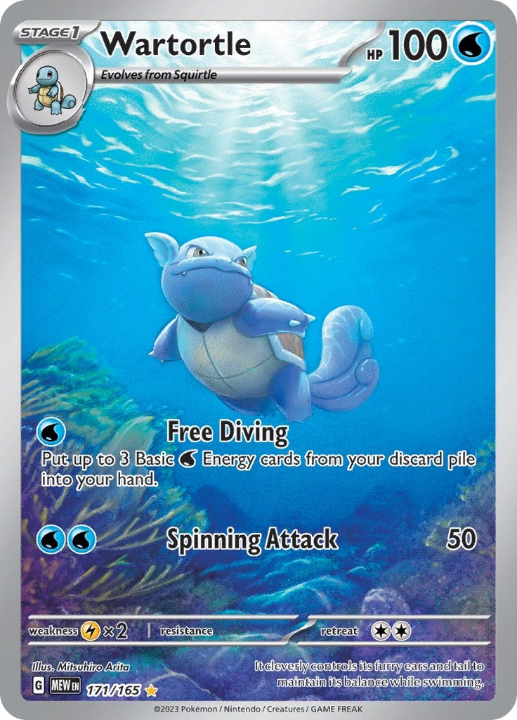 Image for Wartortle (SV: Scarlet & Violet 151) (171/165) - Pokemon