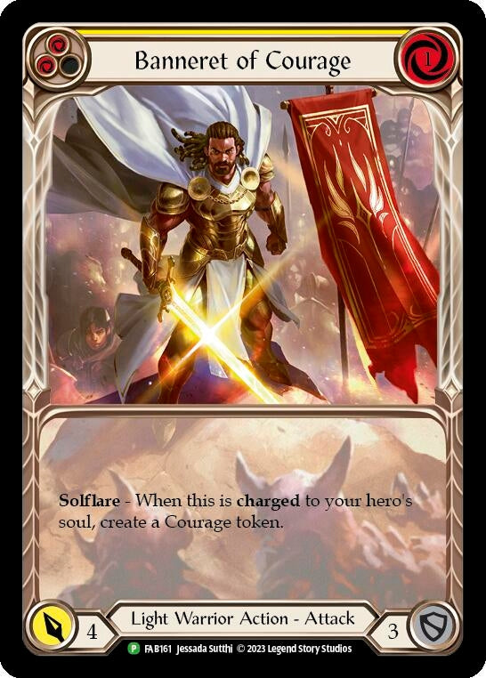 Image for Banneret of Courage - FAB161 (Flesh and Blood: Promo Cards) (FAB161) - Flesh and Blood TCG