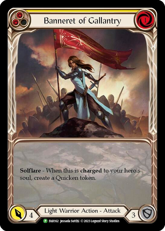 Image for Banneret of Gallantry - FAB162 (Flesh and Blood: Promo Cards) (FAB162) - Flesh and Blood TCG