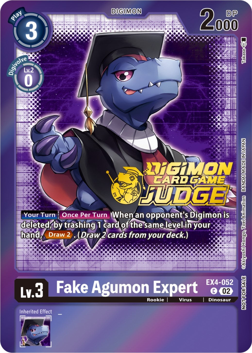 Image for Fake Agumon Expert (EX4-052 C) [Alternative Being Booster] - Digimon Card Game