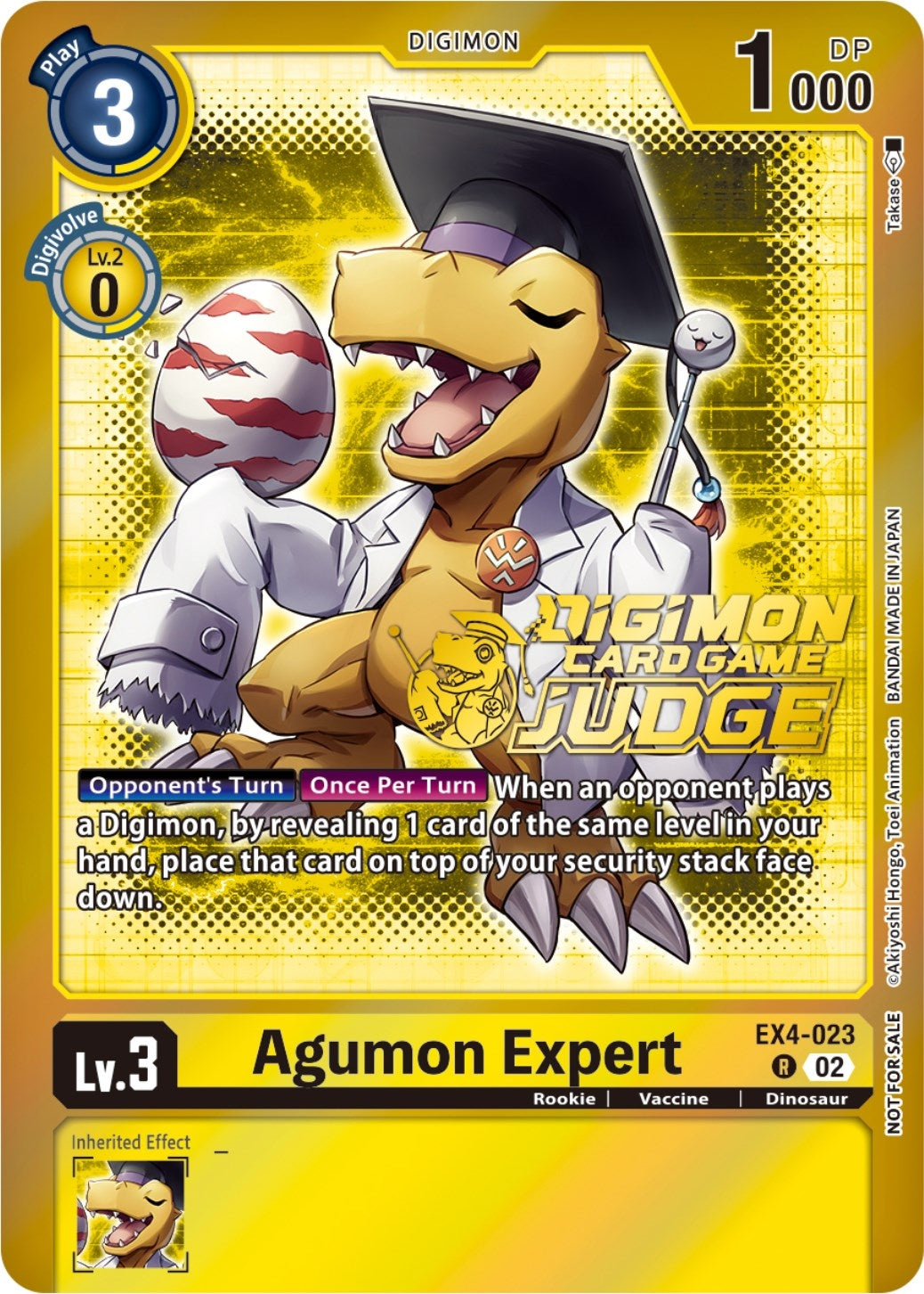 Image for Agumon Expert (EX4-023 R) [Alternative Being Booster] - Digimon Card Game