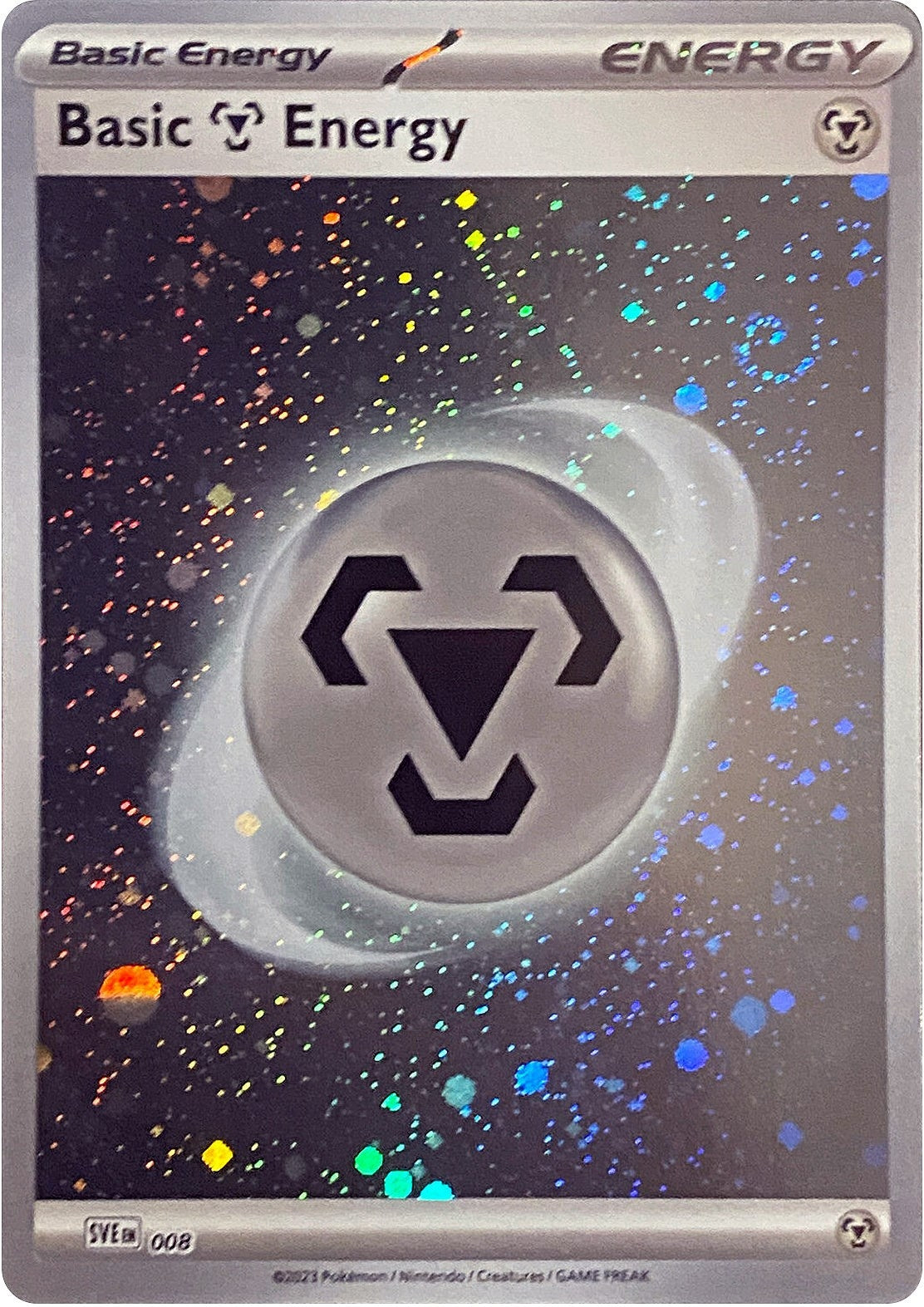 Image for Basic Metal Energy (Cosmos Holo) (SV01: Scarlet & Violet Base Set) (008) - Pokemon