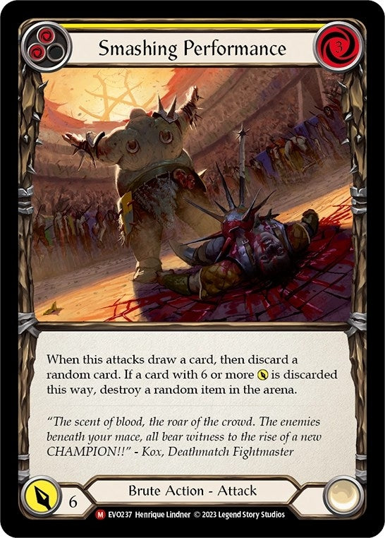 Image for Smashing Performance (Bright Lights) (EVO237) - Flesh and Blood TCG