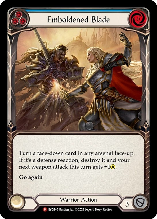 Image for Emboldened Blade (Bright Lights) (EVO240) - Flesh and Blood TCG