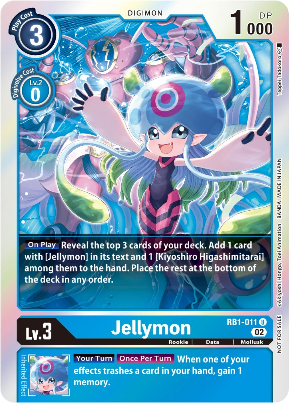 Image for Jellymon (Resurgence Booster Box Promotion Pack) (RB1-011 U) [Resurgence Booster] - Digimon Card Game