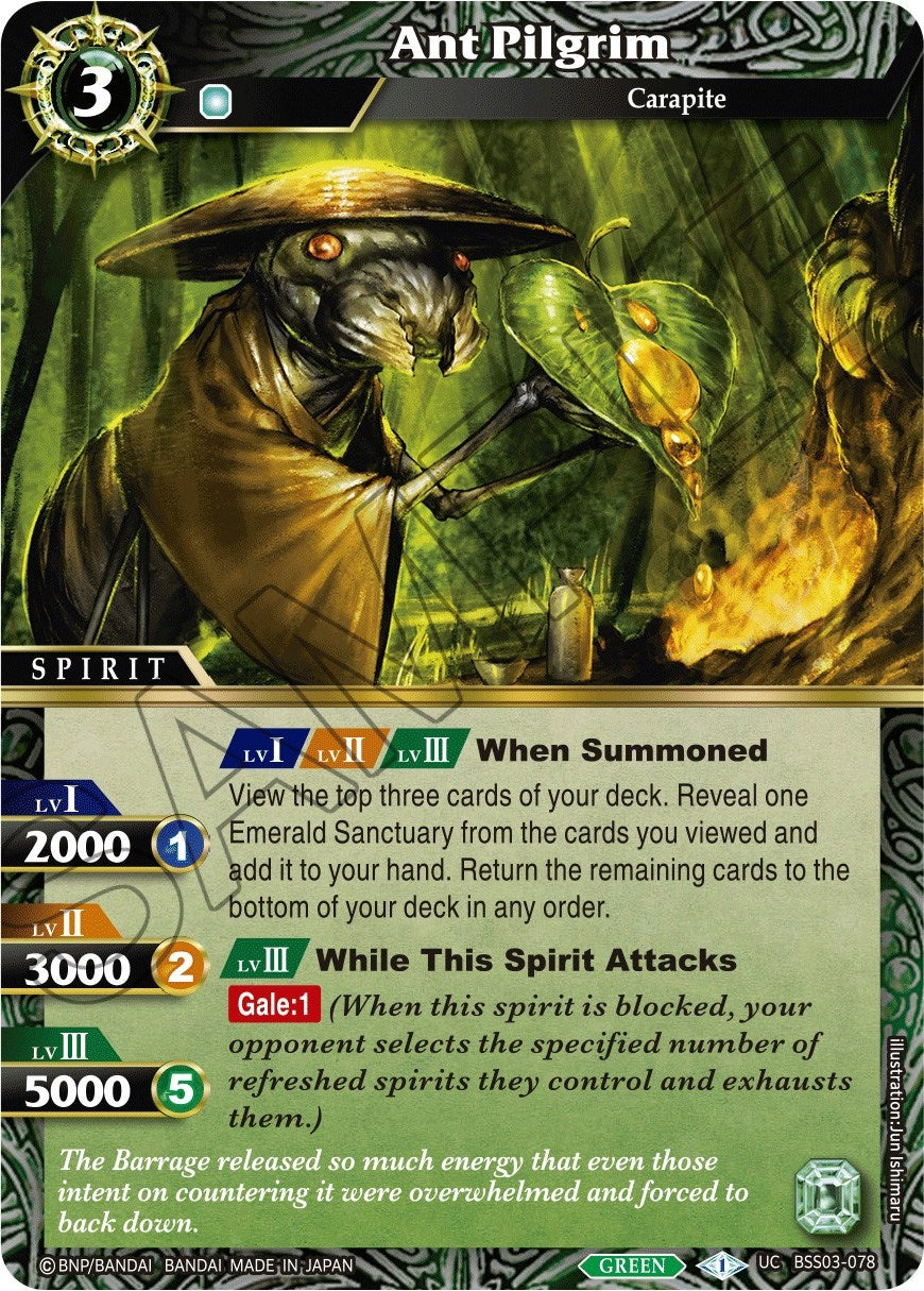 Image for Ant Pilgrim (Aquatic Invaders) (BSS03-078) - Battle Spirits Saga