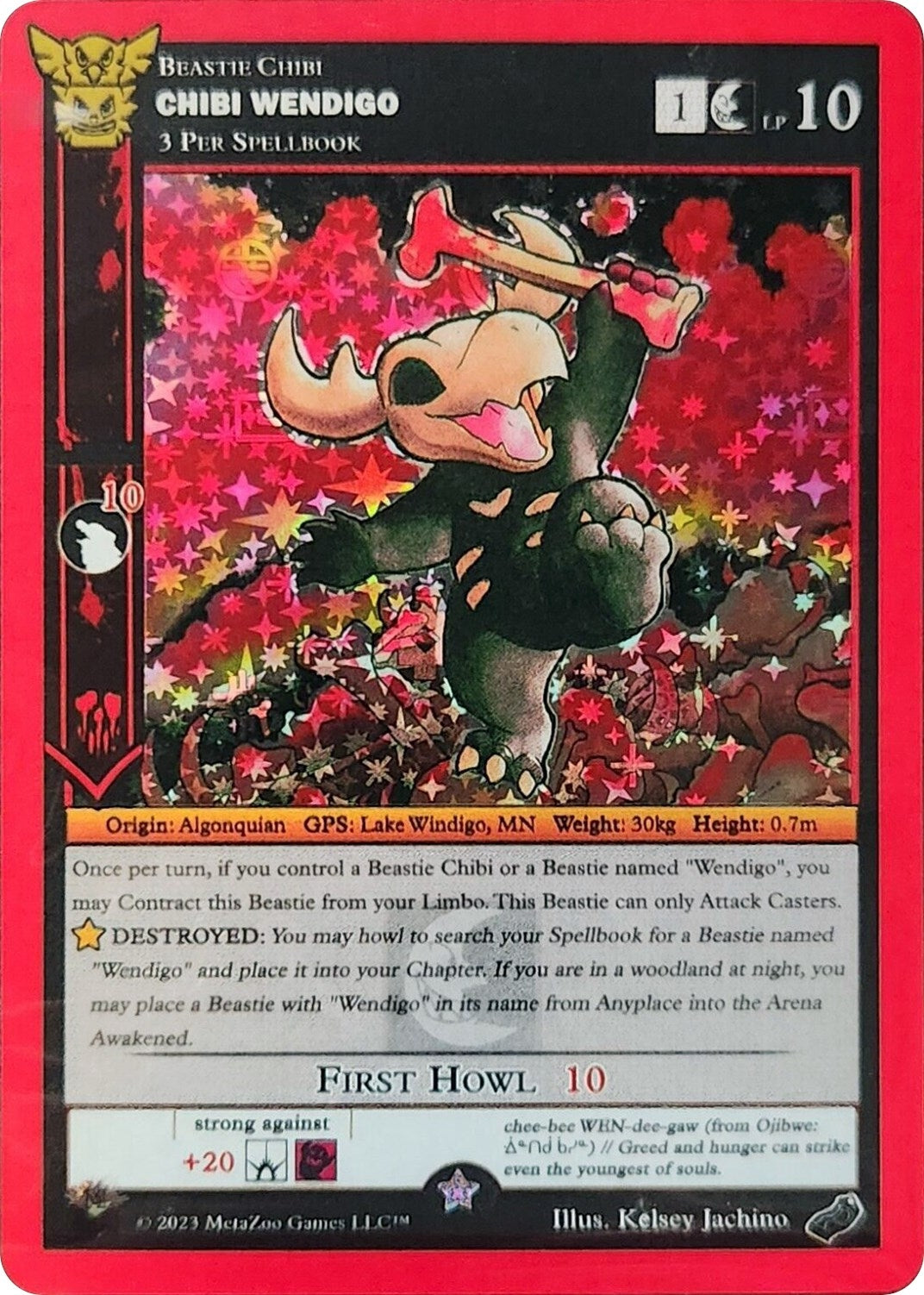 Image for Chibi Wendigo (Native Big Box Blister Promo) (Miscellaneous Promos) - MetaZoo