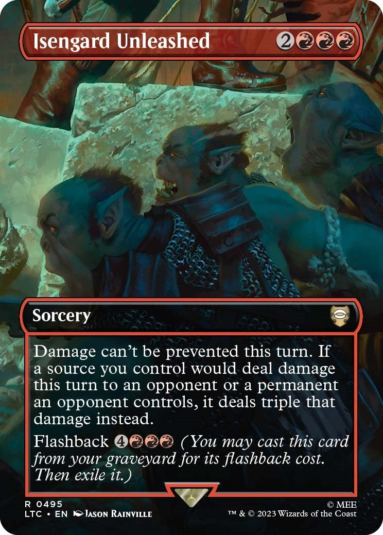 Image for Isengard Unleashed (Borderless) (Commander: The Lord of the Rings: Tales of Middle-earth) (495) - Magic: The Gathering