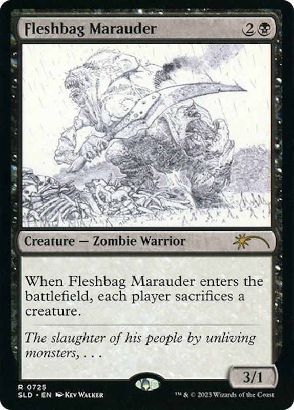 Image for Fleshbag Marauder (00725) (Sketch Showcase) (Secret Lair Drop Series) (725) - Magic: The Gathering
