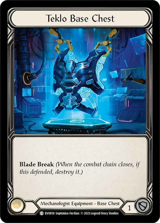 Image for Teklo Base Chest (Bright Lights) (EVO019) - Flesh and Blood TCG