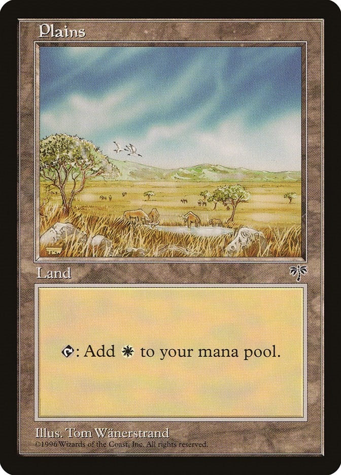 Image for Plains (Watering Hole) (Mirage) - Magic: The Gathering