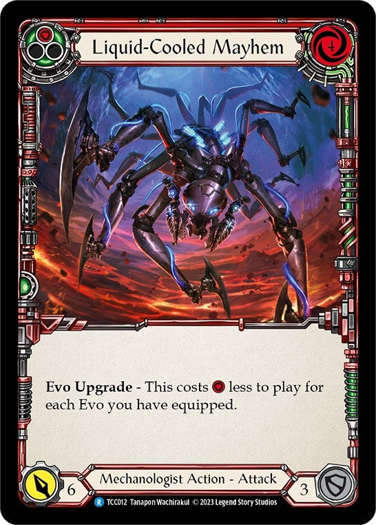 Image for Liquid-Cooled Mayhem (Red) (Round the Table: TCCxLSS) (TCC012) - Flesh and Blood TCG