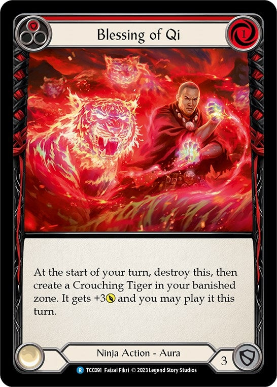 Image for Blessing of Qi (Red) (Round the Table: TCCxLSS) (TCC091) - Flesh and Blood TCG