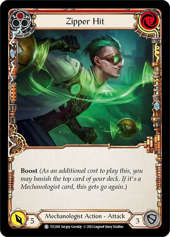 Image for Zipper Hit (Red) (Round the Table: TCCxLSS) (TCC018) - Flesh and Blood TCG