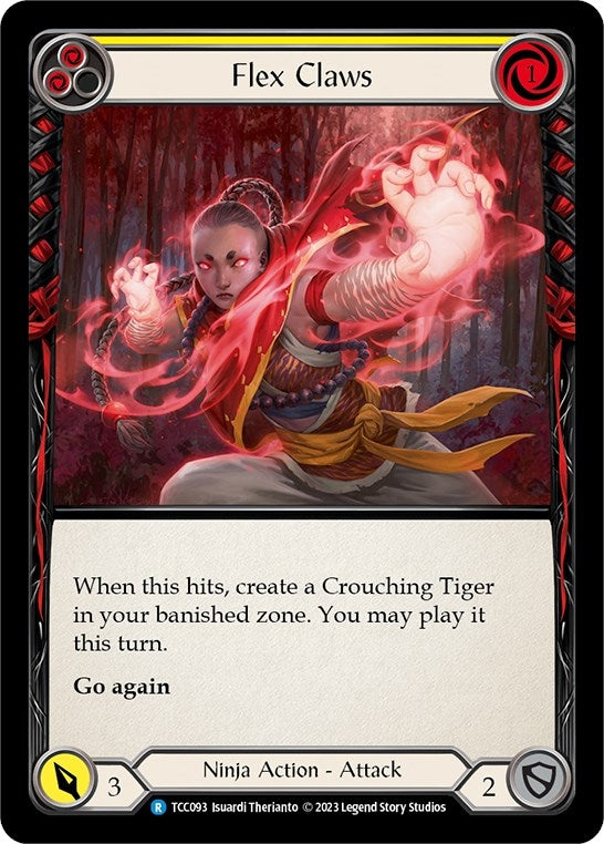 Image for Flex Claws (Yellow) (Round the Table: TCCxLSS) (TCC093) - Flesh and Blood TCG