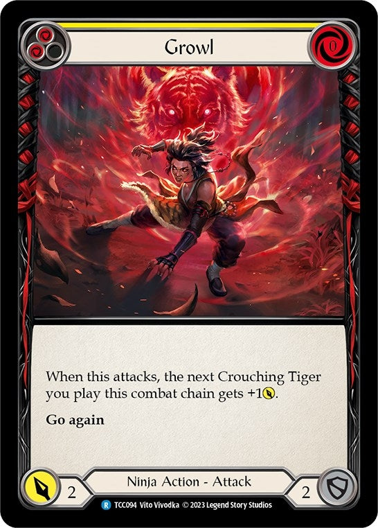 Image for Growl (Yellow) (Round the Table: TCCxLSS) (TCC094) - Flesh and Blood TCG