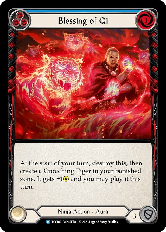 Image for Blessing of Qi (Blue) (Round the Table: TCCxLSS) (TCC100) - Flesh and Blood TCG