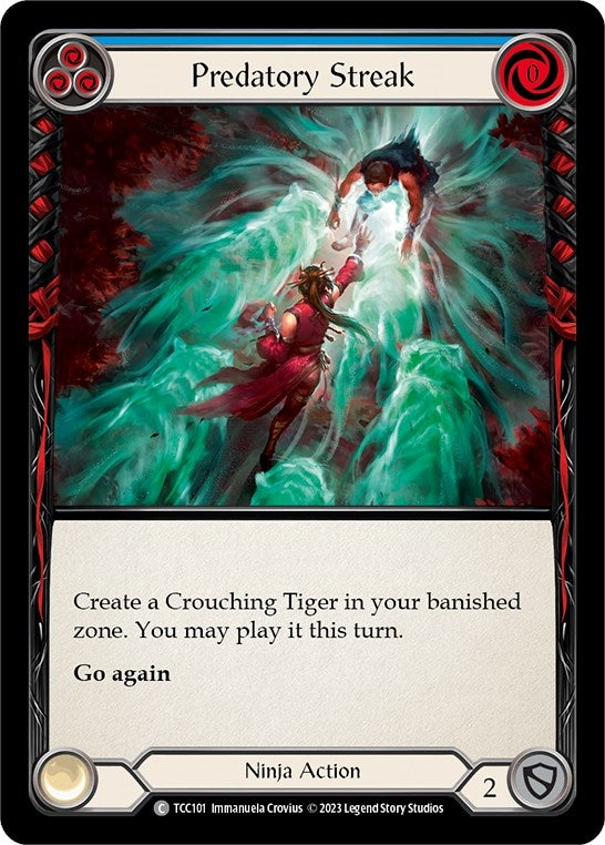 Image for Predatory Streak (Blue) (Round the Table: TCCxLSS) (TCC101) - Flesh and Blood TCG