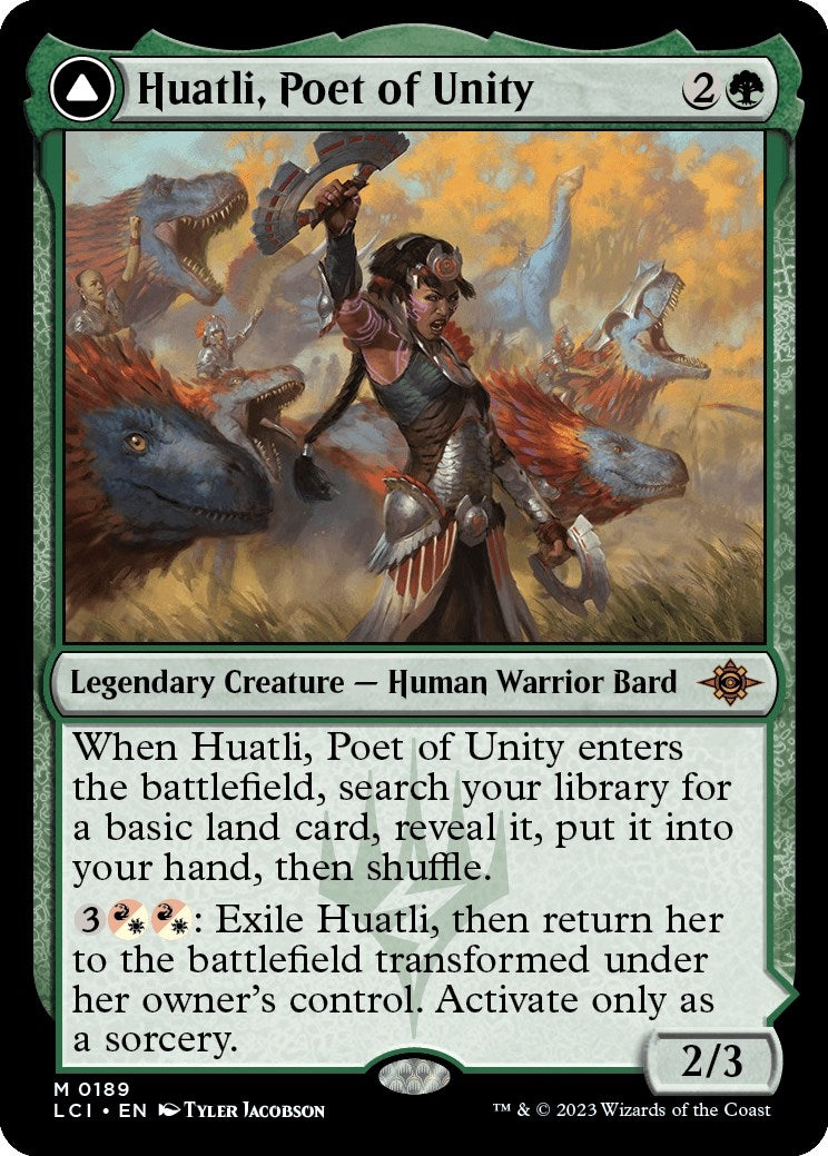 Image for Huatli, Poet of Unity (The Lost Caverns of Ixalan) (189) - Magic: The Gathering