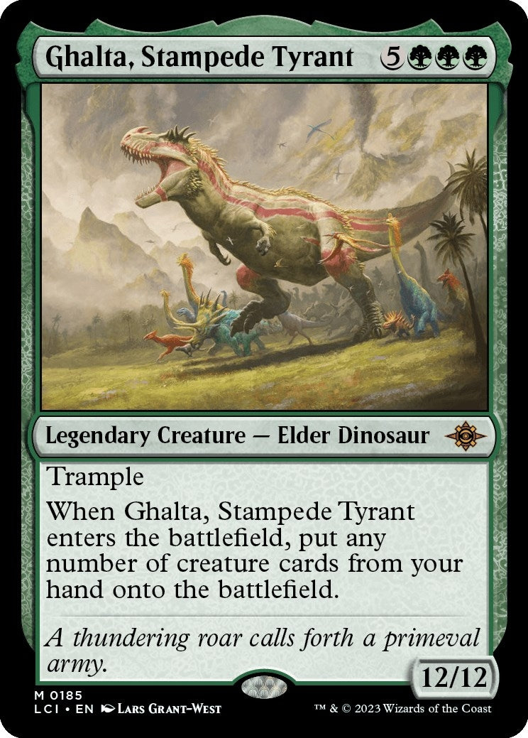 Image for Ghalta, Stampede Tyrant (The Lost Caverns of Ixalan) (185) - Magic: The Gathering