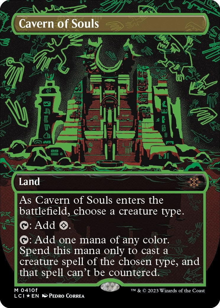 Image for Cavern of Souls (0410f) (Borderless) (The Lost Caverns of Ixalan) (410f) - Magic: The Gathering