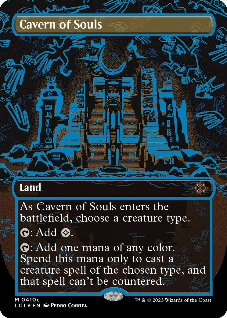 Image for Cavern of Souls (0410c) (Borderless) (The Lost Caverns of Ixalan) (410c) - Magic: The Gathering